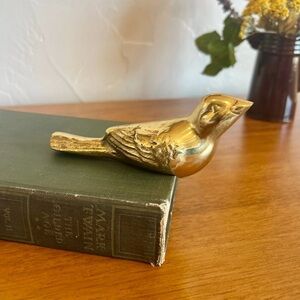 Brass Bird Shelf Sitter